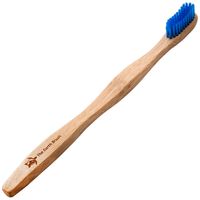 The Earth Brush Bamboo Toothbrush Adult - Medium Blue